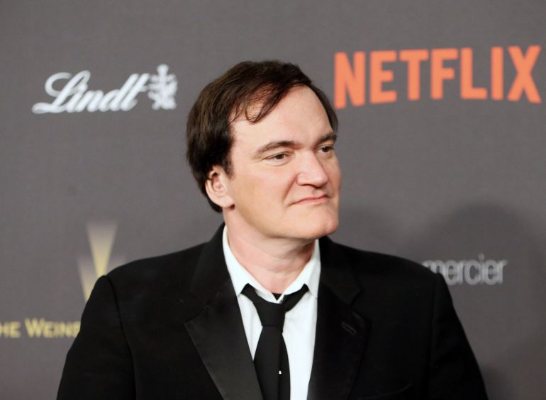 Quentin Tarantino arrives at the 2016 Weinstein Company and Netflix Golden Globes afterparty held on January 10, 2016 in Los Angeles, California. Quentin Tarantino arrives at the 2016 Weinstein Company and Netflix Golden Globes afterparty held on January 10, 2016 in Los Angeles, California.