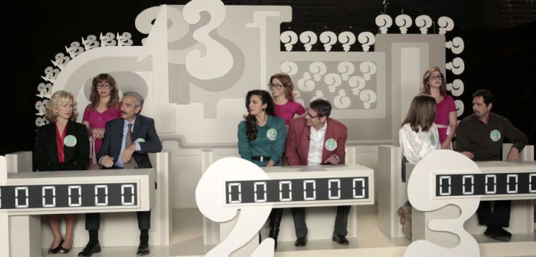Recreación del plató del 'Un, dos, tres' para la serie 'Cuéntame' Recreación del plató del 'Un, dos, tres' para la serie 'Cuéntame'