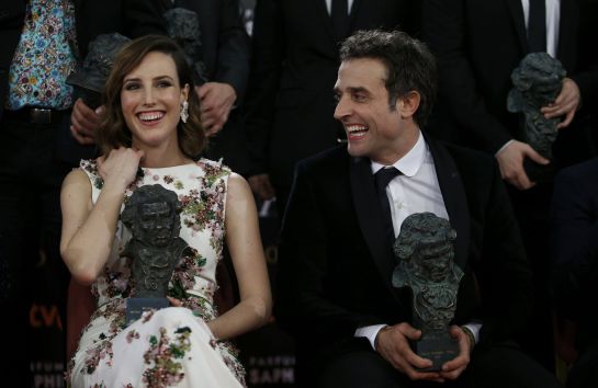 Natalia de Molina y Daniel Guzmán celebran su Goya Natalia de Molina y Daniel Guzmán celebran su Goya
