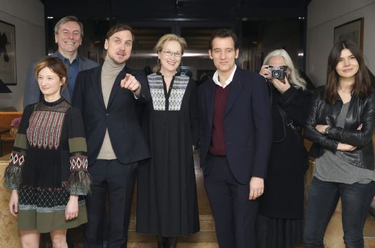 Los miembros del juarado de la Berlinale de (izqda. a dcha.): Alba Rohrwacher, Nick James, Lars Eidinger, la presidenta Meryl Streep, Clive Owen, Brigitte Lacombe y Malgorzata Szumowska Los miembros del juarado de la Berlinale de (izqda. a dcha.): Alba Rohrwacher, Nick James, Lars Eidinger, la presidenta Meryl Streep, Clive Owen, Brigitte Lacombe y Malgorzata Szumowska