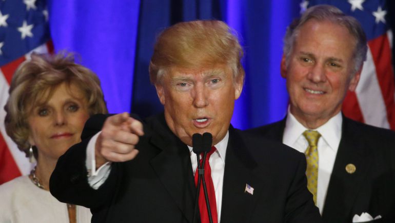 Donald Trump, tras su victoria en Carolina del Sur Donald Trump, tras su victoria en Carolina del Sur