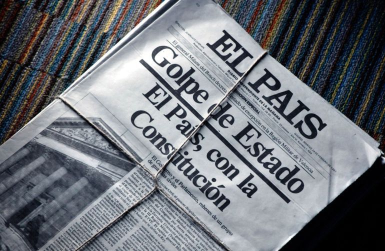 Portada de la edición especial de EL PAÍS del 23-F. Portada de la edición especial de EL PAÍS del 23-F.