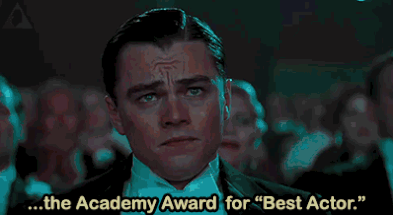 Simulación de cómo DiCaprio ganaría el Oscar Simulación de cómo DiCaprio ganaría el Oscar