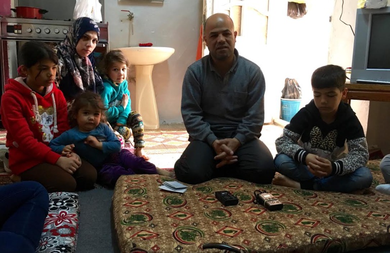 La vivienda de la familia de Abdel en la capital jordana La vivienda de la familia de Abdel en la capital jordana