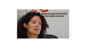 Constance Theisen , responsable de Asuntos Humanitarios de Médicos Sin Fronteras Constance Theisen , responsable de Asuntos Humanitarios de Médicos Sin Fronteras