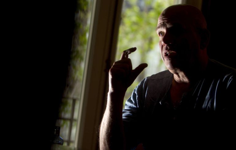 David Simon, creador de la serie 'The Wire', durante un encuentro con periodistas en el festival 'Serielizados' de Barcelona David Simon, creador de la serie 'The Wire', durante un encuentro con periodistas en el festival 'Serielizados' de Barcelona