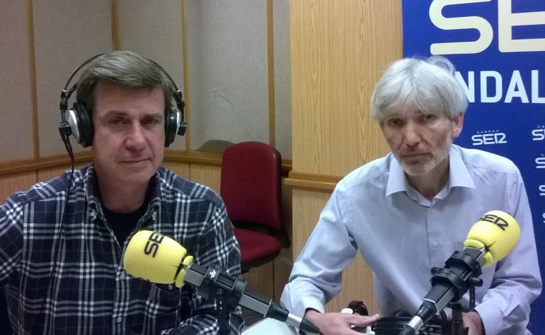 Cayetano Martínez de Irujo junto a Saleh Abou Saleh. Cayetano Martínez de Irujo junto a Saleh Abou Saleh.