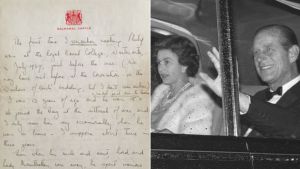 Imagen de la misiva escrita a puño y letra por la entonces princesa , que ha sido subastada y ha conseguido 18.000 euros Imagen de la misiva escrita a puño y letra por la entonces princesa , que ha sido subastada y ha conseguido 18.000 euros