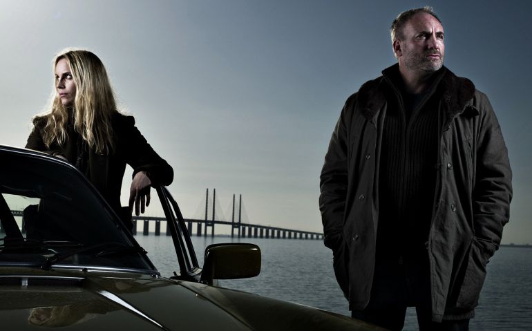 La sueca Sage Noren y el dañes Martin Rohde, los protagonistas de la serie 'Bron-Broen' ('El Puente') La sueca Sage Noren y el dañes Martin Rohde, los protagonistas de la serie 'Bron-Broen' ('El Puente')