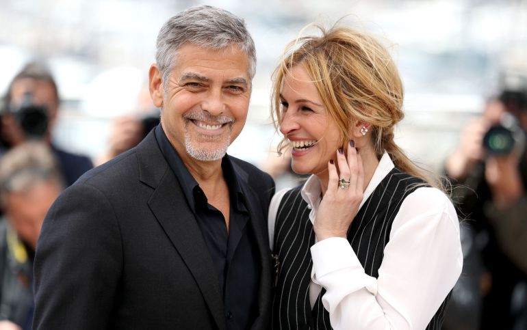 George Clooney y Julia Roberts, en la alfombra roja de Cannes George Clooney y Julia Roberts, en la alfombra roja de Cannes