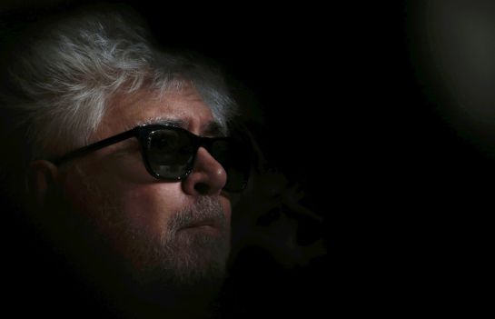 Pedro Almodóvar, durante la rueda de prensa Pedro Almodóvar, durante la rueda de prensa