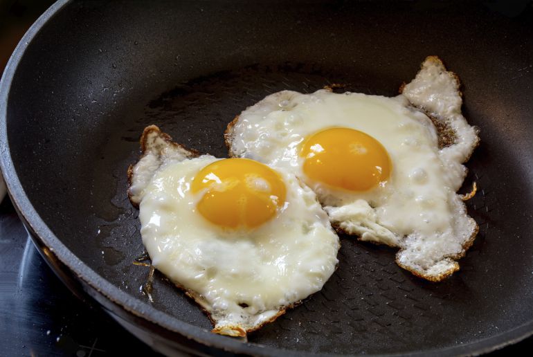 Huevos fritos. Huevos fritos.