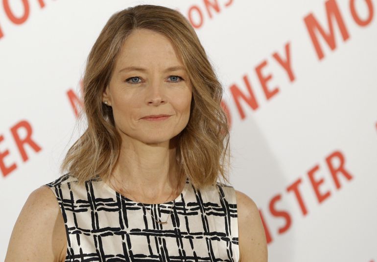 La actriz y directora de cine Jodie Foster, ganadora de dos Óscar, durante la presentación hoy en Madrid de "Money Monster", una película protagonizada por George Clooney y Julia Roberts La actriz y directora de cine Jodie Foster, ganadora de dos Óscar, durante la presentación hoy en Madrid de "Money Monster", una película protagonizada por George Clooney y Julia Roberts