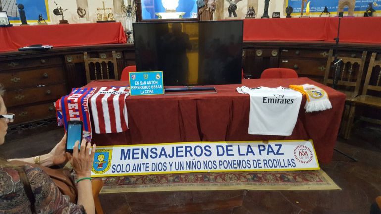 La iglesia de San Antón ofrecerá por televisión la final de la Champions para las personas sin hogar La iglesia de San Antón ofrecerá por televisión la final de la Champions para las personas sin hogar