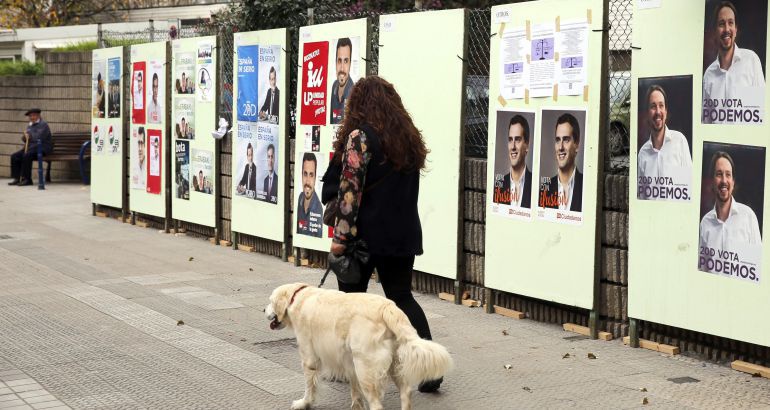 Carteles electorales del 20-D. Carteles electorales del 20-D.
