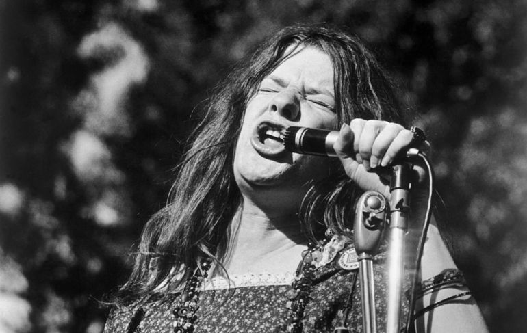Janis Joplin durante una actuación a finales de los años sesenta Janis Joplin durante una actuación a finales de los años sesenta