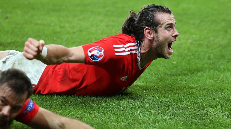Bale celebra el pase a semifinales Bale celebra el pase a semifinales