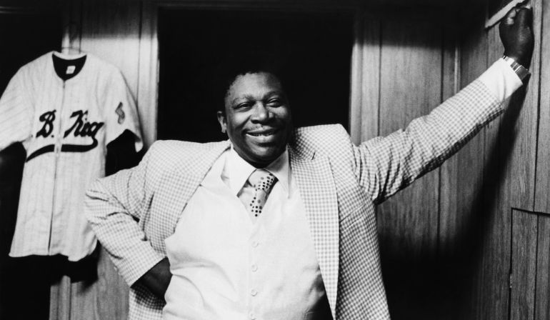 BB King en el camerino en una fotografía de los años sesenta BB King en el camerino en una fotografía de los años sesenta