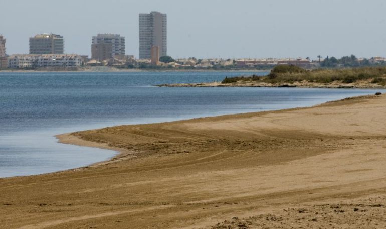 Imagen del Mar Menor, laguna litorial en la Región de Murcia. Imagen del Mar Menor, laguna litorial en la Región de Murcia.