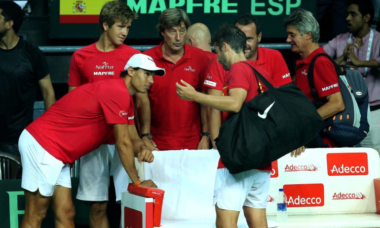 El equipo español se conjura en la India El equipo español se conjura en la India