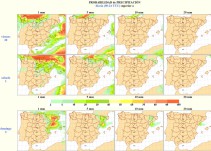 Temperaturas suaves durante el fin de semana con lluvias al norte y en Baleares
