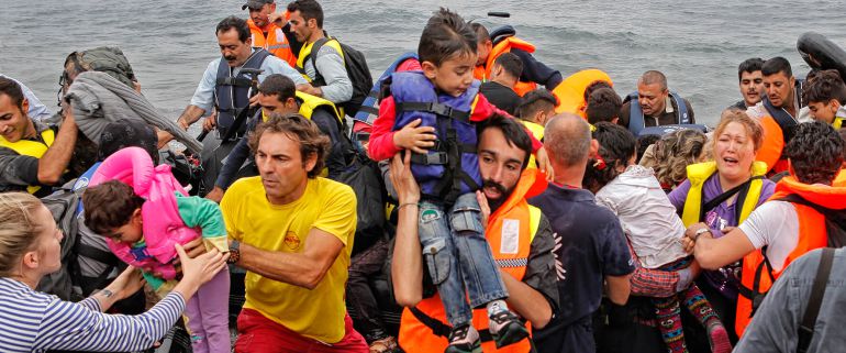 Efectivos de rescate de la ONG en el Mediterráneo. Efectivos de rescate de la ONG en el Mediterráneo.