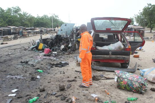 Atentado con coche bomba en Maiduguri, Nigeria Atentado con coche bomba en Maiduguri, Nigeria