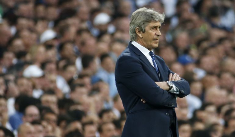Manuel Pellegrini, en el Santiago Bernabéu Manuel Pellegrini, en el Santiago Bernabéu