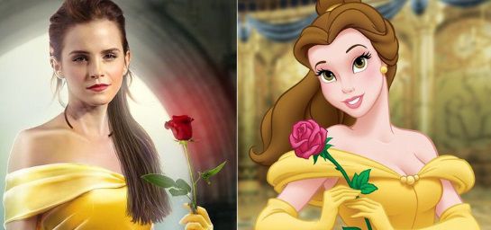 Emma Watson da vida a Bella. Emma Watson da vida a Bella.