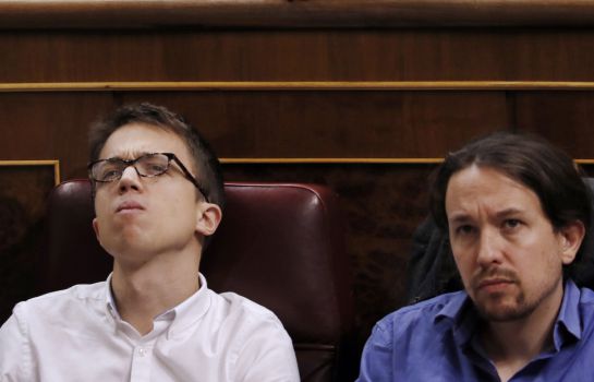 Iglesias y Errejón, en el Congreso Iglesias y Errejón, en el Congreso