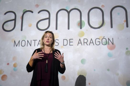 La consejera aragonesa de Economía, Industria y Empleo, Marta Gastón, durante la presentación de la temporada de esquí 2016-2017 de Aramón. La consejera aragonesa de Economía, Industria y Empleo, Marta Gastón, durante la presentación de la temporada de esquí 2016-2017 de Aramón.
