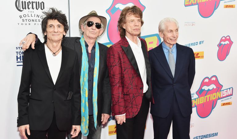 Los miembros de los Rolling Stones durante un acto promocional en noviembre de 2016 Los miembros de los Rolling Stones durante un acto promocional en noviembre de 2016