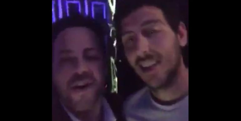 Dani Parejo, en un momento del polémico vídeo en el que sale de fiesta. Dani Parejo, en un momento del polémico vídeo en el que sale de fiesta.