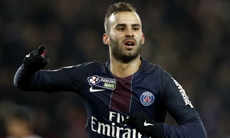 Jesé celebra el gol anotado ante el Lille Jesé celebra el gol anotado ante el Lille
