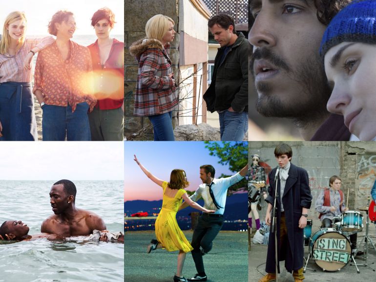Seis películas nominadas al Globo de Oro: 20th century women, Manchester by the sea, Lion, Moonlight, La la land y Sing street Seis películas nominadas al Globo de Oro: 20th century women, Manchester by the sea, Lion, Moonlight, La la land y Sing street