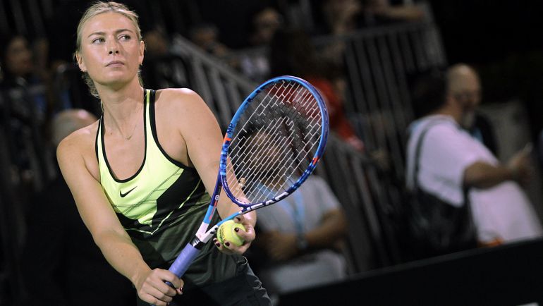 La tenista rusa Maria Sharapova. La tenista rusa Maria Sharapova.