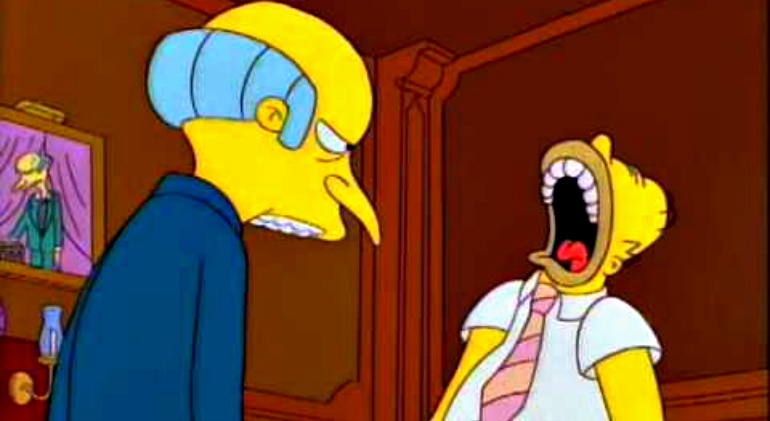 Imagen del Sr. Burns y Homer Simpson, jefe y empleado respectivamente, de uno de los capítulos de 'Los Simpson'. Imagen del Sr. Burns y Homer Simpson, jefe y empleado respectivamente, de uno de los capítulos de 'Los Simpson'.