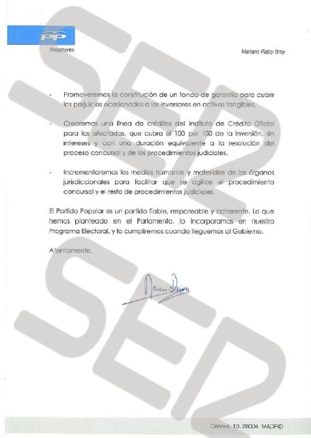 Rajoy, en 2008: "Los poderes públicos tienen la obligación de atender a los afectados" Rajoy, en 2008: "Los poderes públicos tienen la obligación de atender a los afectados"