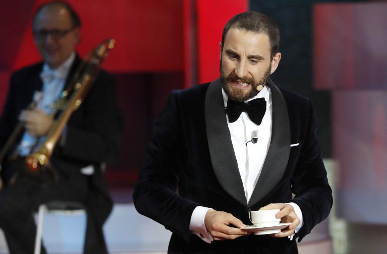 El actor Dani Rovira durante la gala de entrega de la XXXI edición de los Premios Goya El actor Dani Rovira durante la gala de entrega de la XXXI edición de los Premios Goya