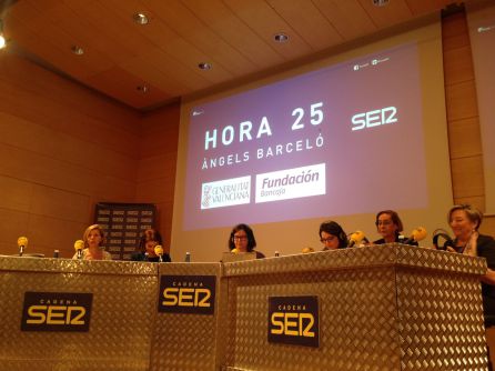 Programa de Hora 25 por el Día de la Mujer. Desde la Fundación Bancaja de Valencia Programa de Hora 25 por el Día de la Mujer. Desde la Fundación Bancaja de Valencia