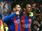 Messi y Neymar celebran un gol