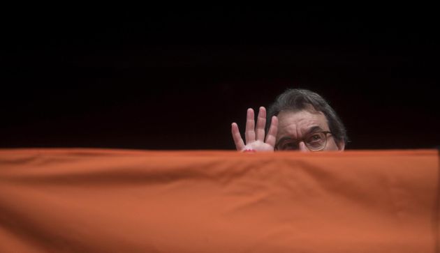 El expresidente de la Generalitat Artur Mas, durante su participación en un acto de Òmnium Cultural en Hospitalet de Llobregat El expresidente de la Generalitat Artur Mas, durante su participación en un acto de Òmnium Cultural en Hospitalet de Llobregat