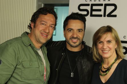 Luis Fonsi junto a José Antonio Ponseti y Gemma NIerga Luis Fonsi junto a José Antonio Ponseti y Gemma NIerga