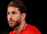 Football Soccer - Spain national soccer team news conference - Stade de France, Saint-Denis near Paris, France - 27/03/2017 - Spain's Sergio Ramos during a news conference. REUTERS/Gonzalo Fuentes