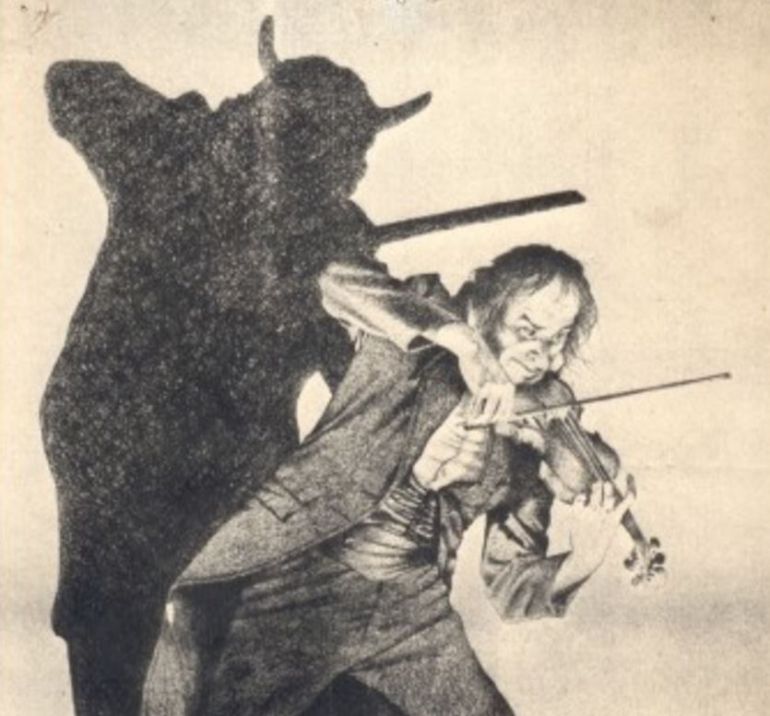 ...Y con el diabólico Paganini llegó la locura ...Y con el diabólico Paganini llegó la locura