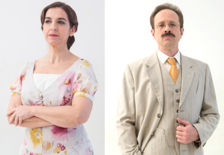 Llum Barrera y Patxi Freytez como Doña Dolores y Don Luis. Llum Barrera y Patxi Freytez como Doña Dolores y Don Luis.
