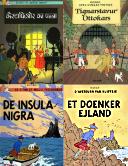 El tintinólogo que tiene álbumes de 'Tintín' en todos los idiomas en los que se ha publicado El tintinólogo que tiene álbumes de 'Tintín' en todos los idiomas en los que se ha publicado