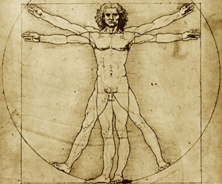 El Hombre de Vitruvio El Hombre de Vitruvio