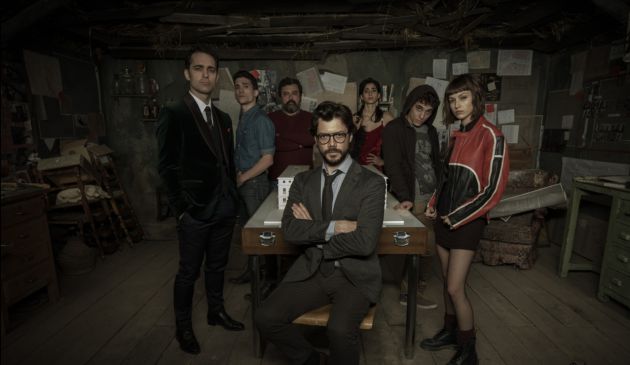 El grupo de atracadores de 'La casa de papel' El grupo de atracadores de 'La casa de papel'