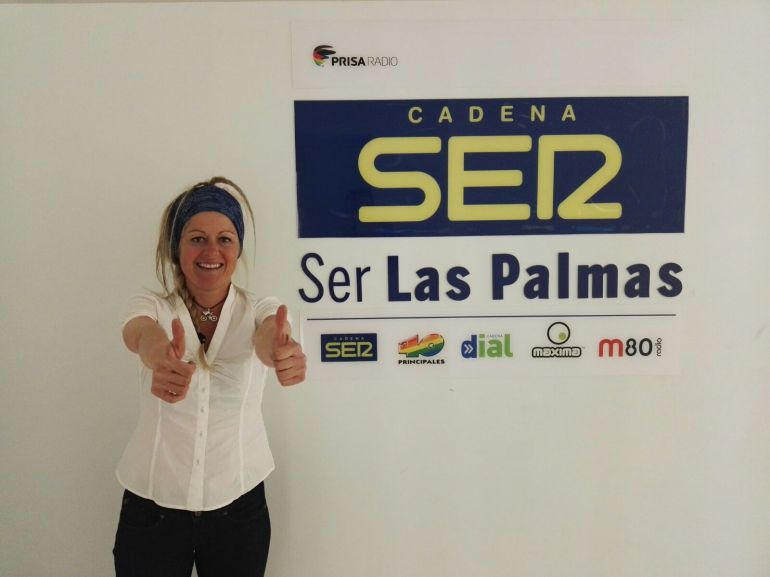 Cristina Spínola, en los estudios de SER Las Palmas Cristina Spínola, en los estudios de SER Las Palmas